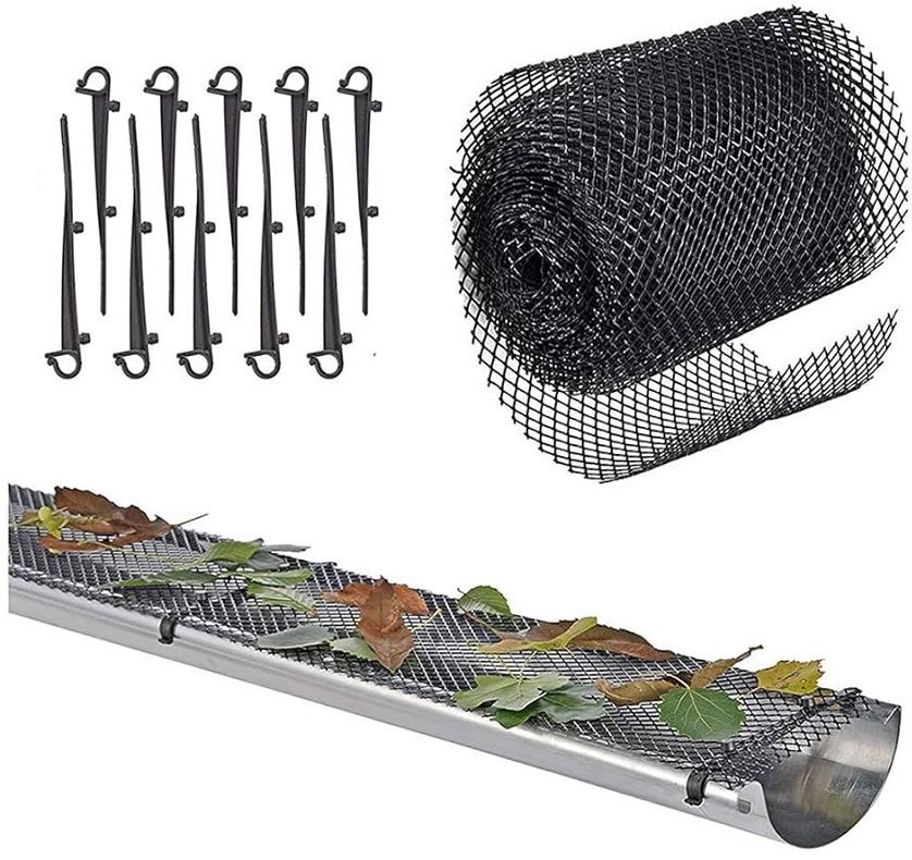 Clip-fit plastic gutter guard