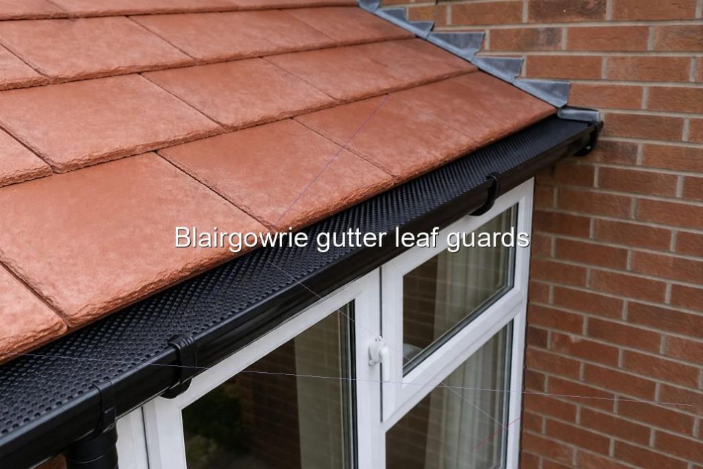 Blairgowrie gutter leaf guards