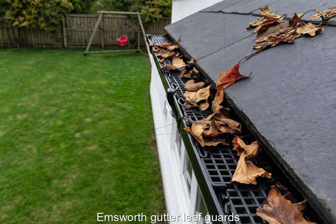 Emsworth gutter leaf guards