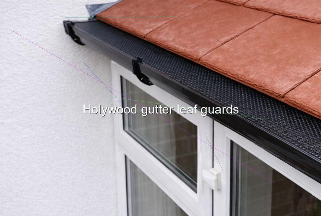 Holywood gutter leaf guards