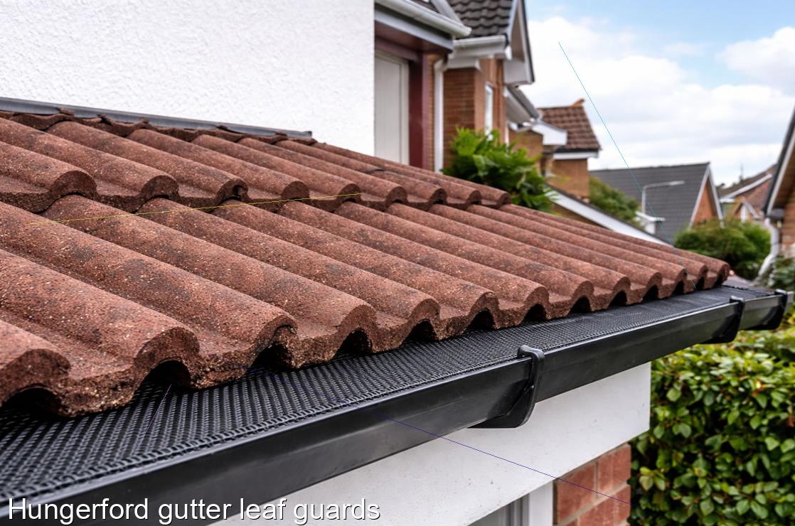 Hungerford gutter leaf guards