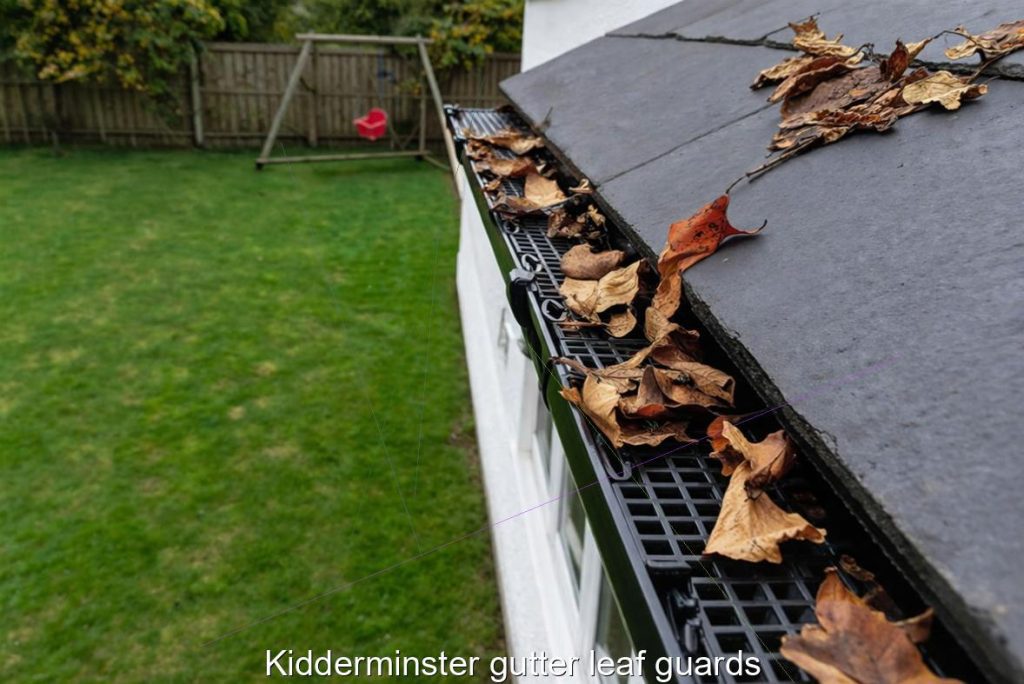 Kidderminster gutter leaf guards