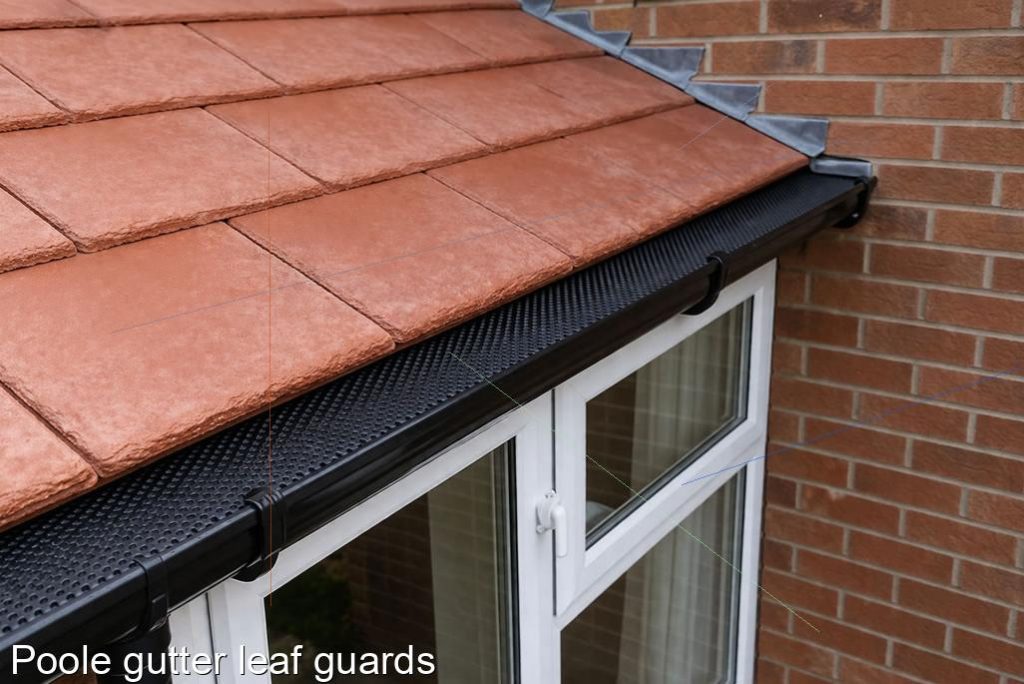 Poole gutter leaf guards