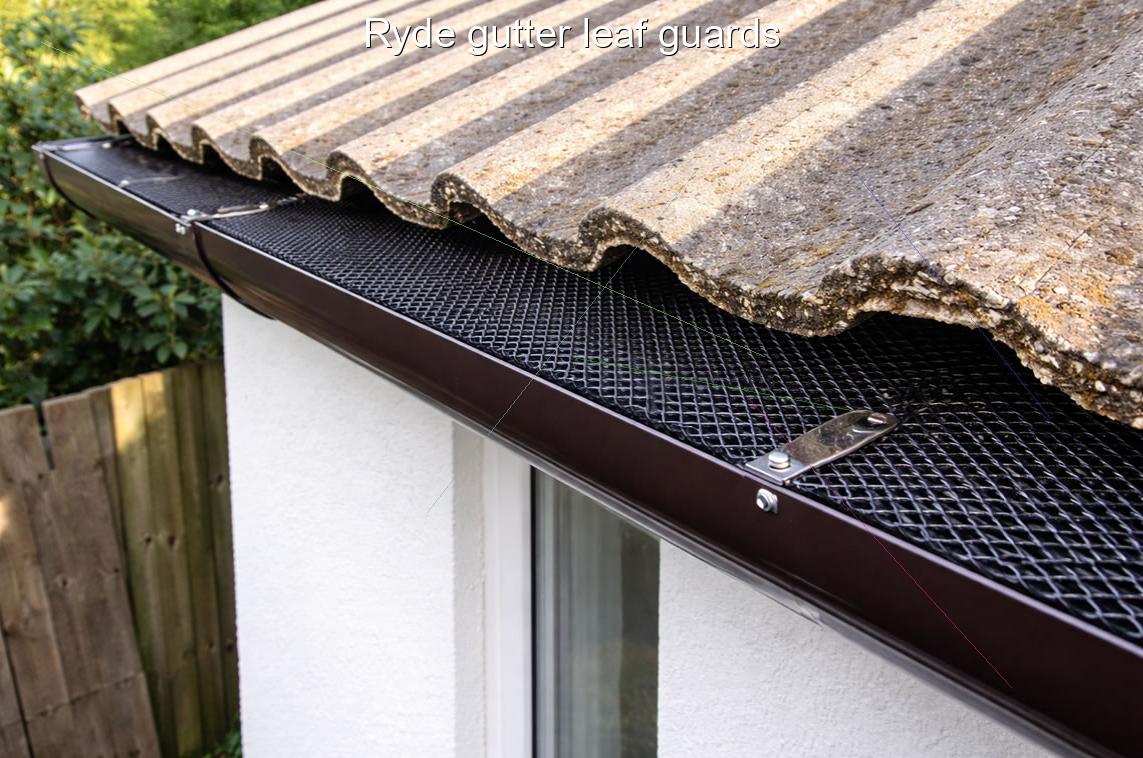 Ryde gutter leaf guards