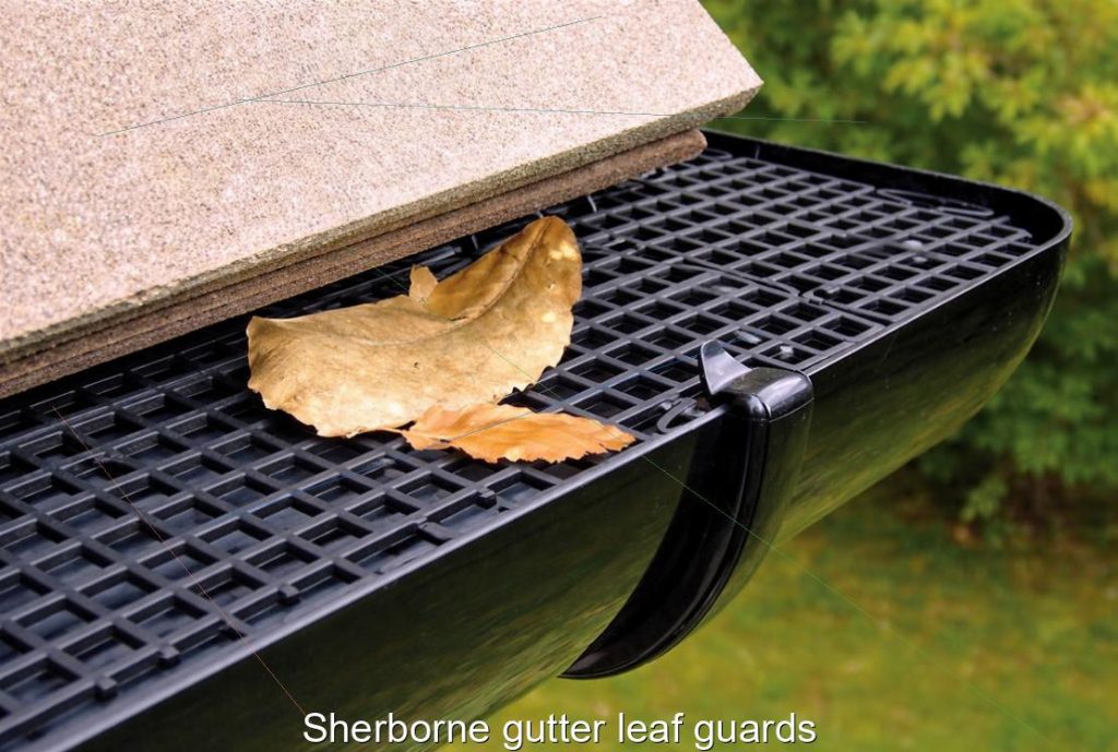 Sherborne gutter leaf guards