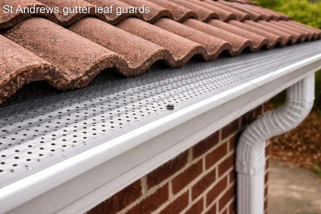St Andrews gutter leaf guards