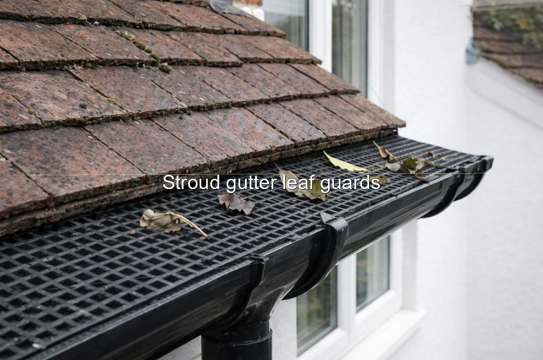 Stroud gutter leaf guards
