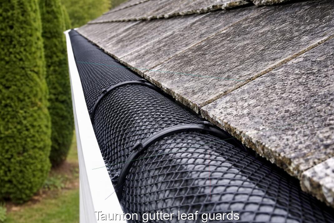 Taunton gutter leaf guards
